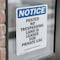 Signmission Posted No Trespassing Land Is OSHA Notice Sign, Vinyl Decal, 7in W x 10in L, 2PK OS-2PACK-NS-D-710-V-17727 - alternate 2